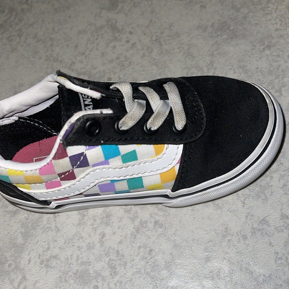 VANS kids size 7 multi color checkered - Picture 8 of 11